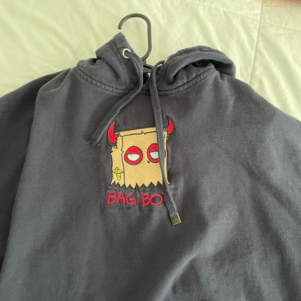Thyrfty bag boy hoodie